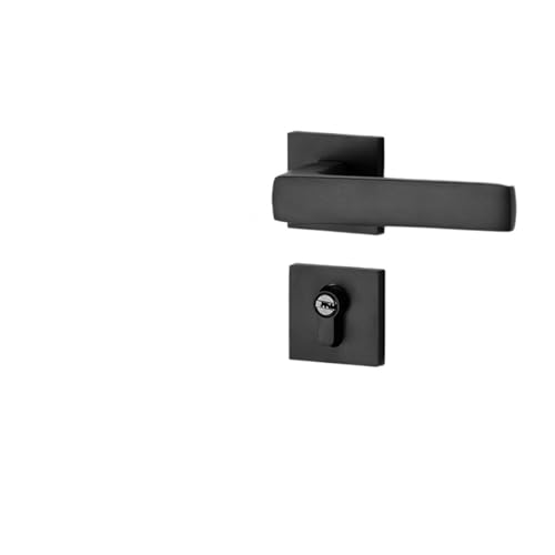 BTYKUYOO Innen Holz Türschloss Haushalt Stille Mechanische Griff Lock Zimmer Raum Aluminium Split Lock Nordic Schlafzimmer Türschloss(Yahei D Type) von BTYKUYOO