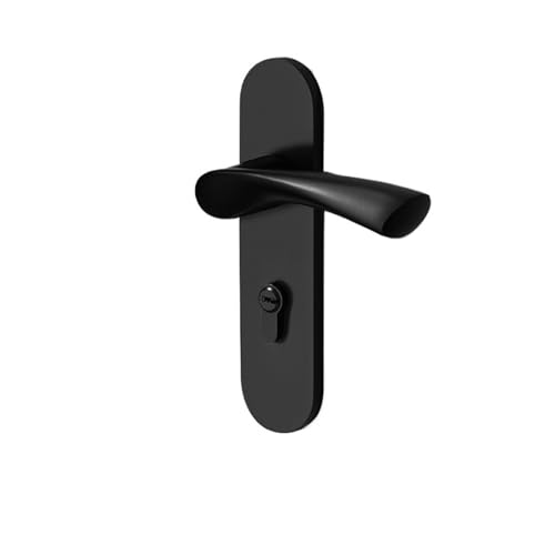 BTYKUYOO Innen Holz Türschloss Haushalt Stille Mechanische Griff Lock Zimmer Raum Aluminium Split Lock Nordic Schlafzimmer Türschloss(Yahei J Style) von BTYKUYOO