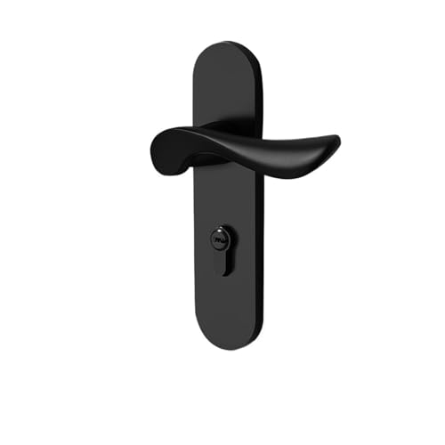 BTYKUYOO Innen Holz Türschloss Haushalt Stille Mechanische Griff Lock Zimmer Raum Aluminium Split Lock Nordic Schlafzimmer Türschloss(Yahei M Model) von BTYKUYOO