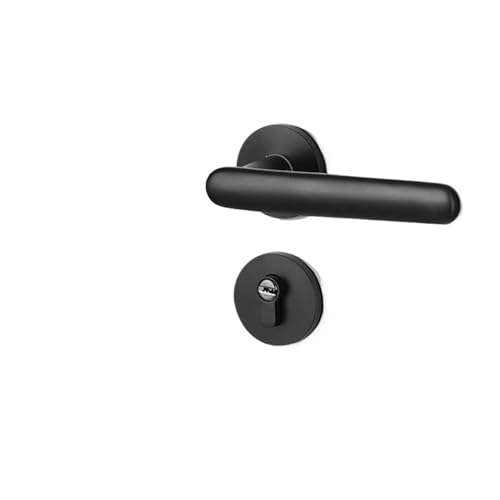 BTYKUYOO Innen Holz Türschloss Haushalt Stille Mechanische Griff Lock Zimmer Raum Aluminium Split Lock Nordic Schlafzimmer Türschloss(Yahei Model B) von BTYKUYOO