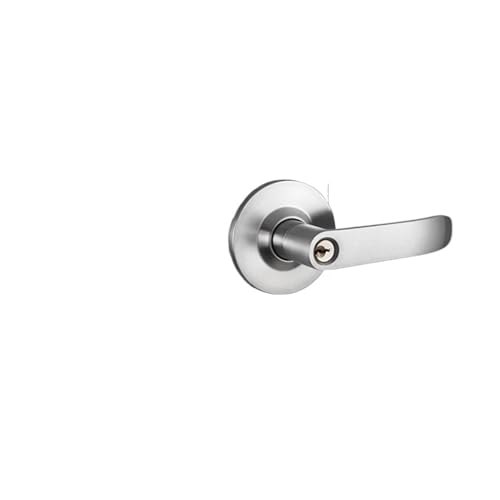 BTYKUYOO Schlafzimmer Ball Türschloss Innen Bad Altmodische Ball Lock Haushalt Runde Griff Lock Ball Lock(Steel color70mm-2 Lock Tongues) von BTYKUYOO