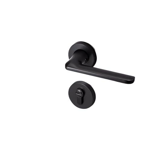 BTYKUYOO Schlafzimmer Türschloss Innen Magnetisches Leises Split Lock Einfache Tür Zinklegierung Türgriff Mechanisches Holztürschloss(Yahei 01 218) von BTYKUYOO