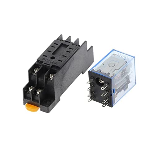MY2P HH52P MY2NJ 12 V 24 V DC / 110 V 220 V AC Spule Allzweck-Mikro-Mini-Relais mit Sockelsockel(AC 220V) von BTYKUYOO