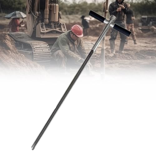 BTYQKZVPM Bodensondenstab, Pulverprobenehmer aus Edelstahl mit Hammer for Getreide und Feste Chemikalien, 31–39 Zoll(39in) von BTYQKZVPM