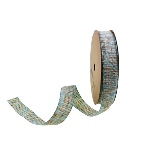 BTYQKZVPM Halloween-Dekoration, 1 Zoll breites Polyesterband, Mehrfarbig, 100 Yards(Color2) von BTYQKZVPM