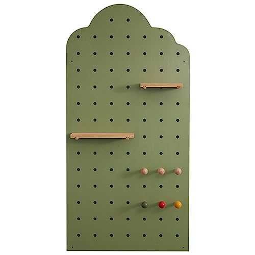 BTYQKZVPM Küchen-Stecktafel-Organizer, Holz Pegboard Wand Lagerung Dekoration Panel Multicolor Mehrere Größen(Red,70x150cm) von BTYQKZVPM