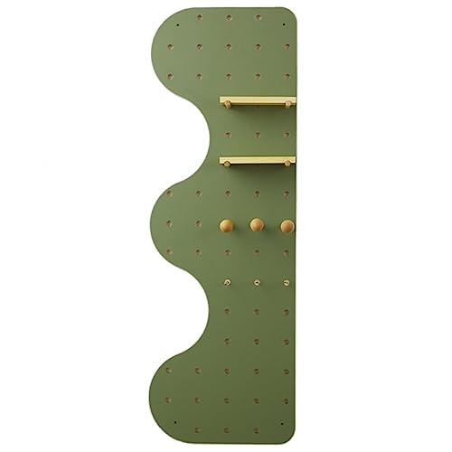 BTYQKZVPM Küchen-Stecktafel-Organizer, Holz-Stecktafel-Kombinations-Aufbewahrungspanel-Organizer-Kit, Mehrfarbig(Red) von BTYQKZVPM