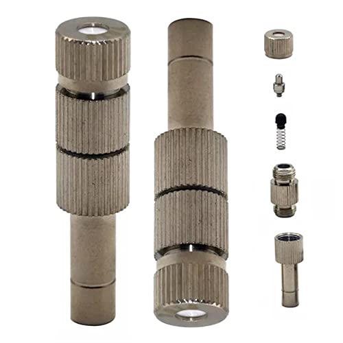 BTYQKZVPM Messingdüse, 30-teiliges Niederdruck-Kühldüsen-Set aus Messing, Sprühdüsen-Set mit 6-mm-Anschluss(0.2mm) von BTYQKZVPM