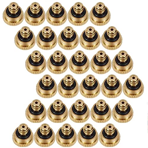BTYQKZVPM Messingdüse, 80 Stück Messing-Nebeldüsen, 10/24 UNC-Gewinde(0.8mm) von BTYQKZVPM