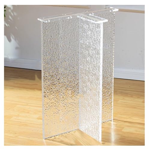 BTYQKZVPM Möbelbeine, Kugelfüße, Acryl-Tisch-Ersatzbeine, transparent, 20 mm, 70 x (40–70) cm(B,70x70cm) von BTYQKZVPM