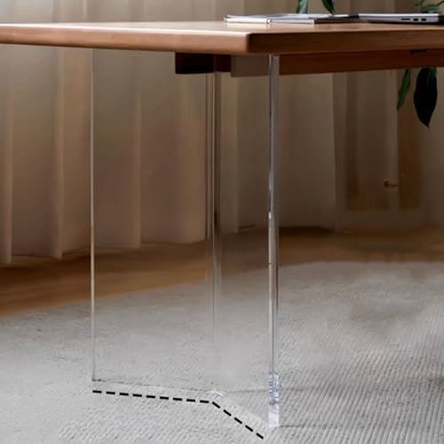 BTYQKZVPM Möbelbeine, Kugelfüße, V-förmige Tischbeine aus Acryl, 20 mm dick, 273 kg Tragkraft, Mehrfarbig, mehrere Größen(White,40x70cm) von BTYQKZVPM