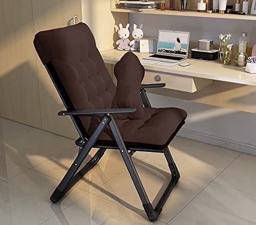 BTYQKZVPM Repose-Pieds Ottomane aus Leder, Verstellbarer Büro-Sofa-Relaxsessel mit Fußstütze und Lendenkissen, Mehrfarbig, mehrere Größen(B,Chair+Pillow) von BTYQKZVPM