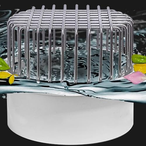 BTYQKZVPM runde Abflussschutzvorrichtungen, Abflusssieb aus Edelstahl 304, Blatt, 3 Größen(7.5cm Tube) von BTYQKZVPM