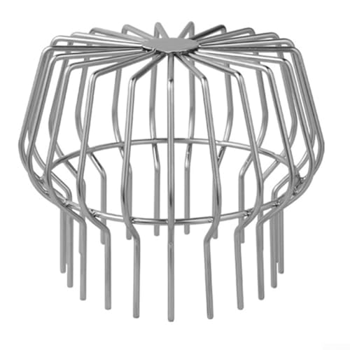 BTYQKZVPM runde Abflussschutzvorrichtungen, Edelstahl-Maschen-Abflussabdeckung for Fallrohr und Rohr, mehrere Größen(for 145-160mm Pipe) von BTYQKZVPM