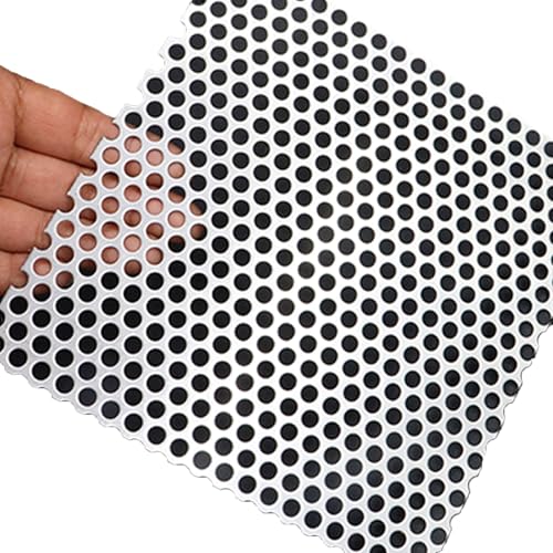 BTYQKZVPM runde Abflussschutzvorrichtungen, Quadratisches Abwassersieb aus Edelstahl 304 mit 5 mm Loch, mehrere Größen(6x6cm(2pc)) von BTYQKZVPM