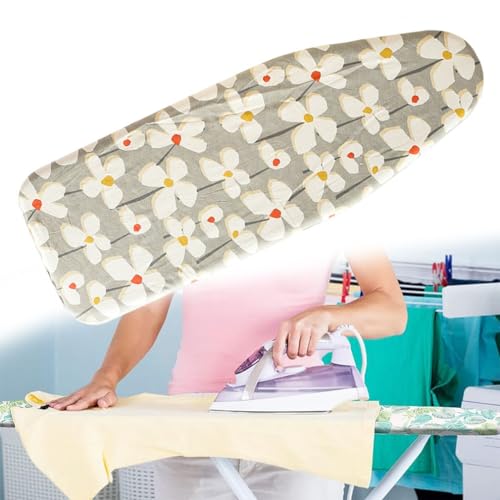 Bügelbrettbezug Heavy Duty gepolstert Bügeleisen, Bügelbrettbezug und -unterlage mit elastischem Rand, 91 x 33 cm (36 x 13 Zoll), mehrfarbig(D Canvas) von BTYQKZVPM