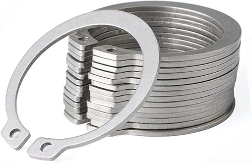 C-Clips Sprengringe 304 Edelstahl Außenringe ， Externe Sicherungsringe Sprengringe Sicherungsring C-Typ Federscheibe 304 Edelstahl 14 Größen M10-M30 Packung mit 10-30 Stück(M17 (20pcs)) von BTYQKZVPM