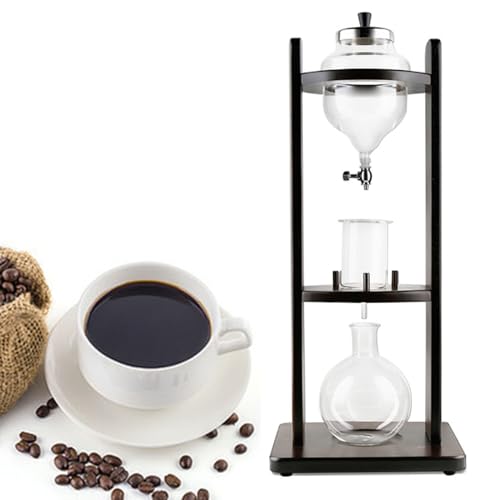 Cold Brew Coffee Tower, Cold Brew Kaffeemaschine, Tropfkaffeemaschine, Kaffee-Tropfturm, Eiskaffeemaschine, 10-12 Tassen, for das Home-Office-Café von BTYQKZVPM