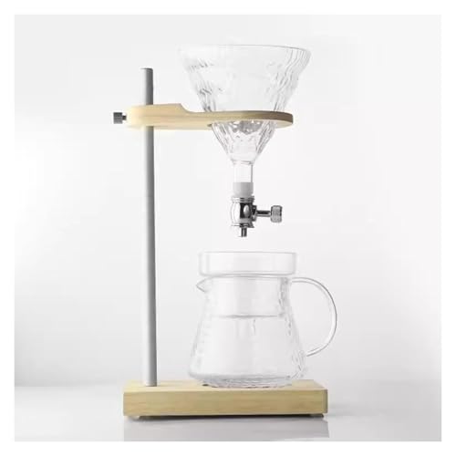 Cold Brew Coffee Tower, Eiskaffeemaschine mit Slow-Drip-Technologie, Halterung zur Höhenverstellung, Glaskanne, for Kaffee und Tee, Geschenk for Kaffeeliebhaber Cold Brew Coffee Tower, Eiskaffeemaschine mit Slow-Drip-Technologie, Halterung zur Höhenverstellung, Glaskanne, for Kaffee und Tee, Geschenk for Kaffeeliebhaber von BTYQKZVPM