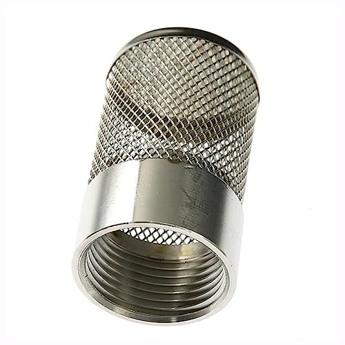 Edelstahl-Schlauchfilter, 1 Stück Filternetzabdeckung aus Edelstahl, Filter mit Innengewinde(0.75 Inch) von BTYQKZVPM