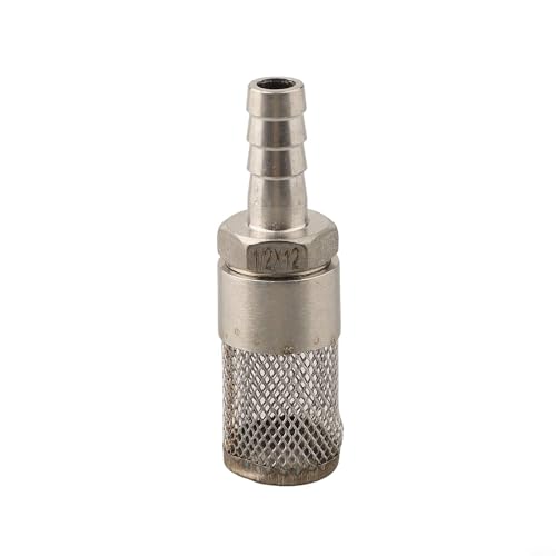 Edelstahl-Schlauchfilter, Multi-Size Edelstahl 304 Schlauch Barb Filter Sieb 6Mm-18mm Mesh Rohr Bildschirm(12mm) von BTYQKZVPM