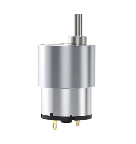 Elektrischer Untersetzungsgetriebemotor, JGB37-520 Getriebe DC Bürstenmotor 6V 12V 24V 7-960 U/min Silber(24V Bracket Motor,300RPM) von BTYQKZVPM