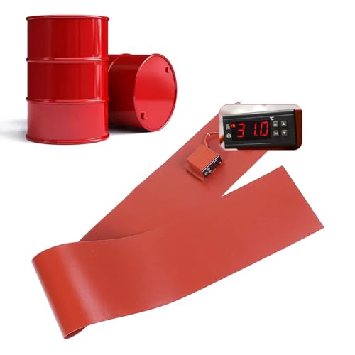 Fassheizung, Silikon-Fassbandheizung mit Digitalanzeige for 15- bis 200-Liter-Fässer(200L 174 * 12.5CM) von BTYQKZVPM