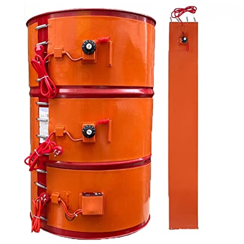 Fassheizung, Silikon-Fassheizband mit einstellbarem Thermostat 30–130 °C for mehrere Fassgrößen(Knob,30L 900x250 1200W) von BTYQKZVPM