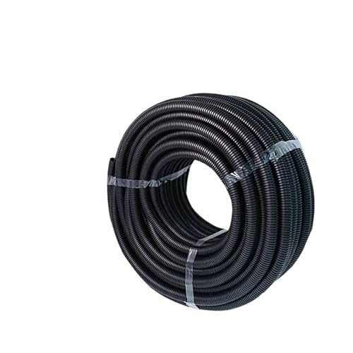Flexibles Leitungsrohr, Gewellter Kunststoffschla Drahtschlauch Einfädelschlauch Kunststoff Wellrohr Schutz(18.5 x 14.3mm) von BTYQKZVPM