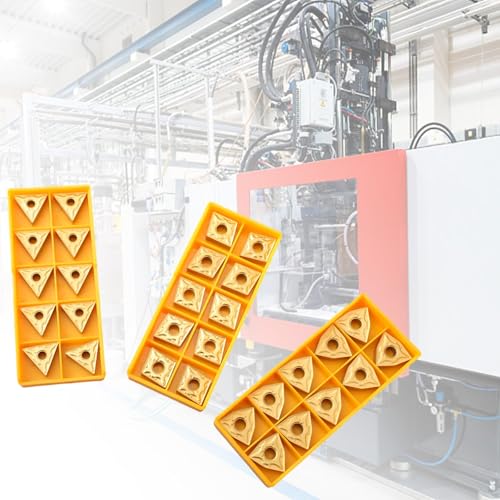 Hartmetall-Wendeschneidplatten, Vatertagsgeschenk, Hartmetalleinsätze 30er-Pack CNMG431 WNMG431 TNMG331 CNC-Drehset, mehrfarbiges Finish von BTYQKZVPM