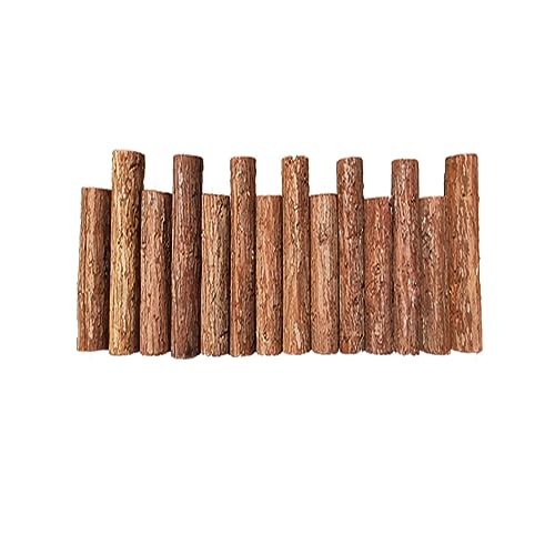 Holz-Gartenumrandung, Rasenkante aus Holz, Beeteinfassung, DIY, wasserdicht, for den Außenbereich(35x10/12in,6pcs) von BTYQKZVPM