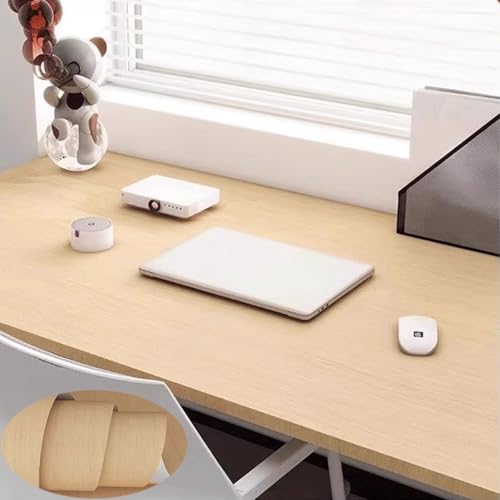 Holzmaserung-Vinylfolie, Kunststoffrolle mit selbstklebender Rückseite in Holzoptik for Möbel und Wände, mehrere Größen(Table Stickers 6,60x500cm) von BTYQKZVPM