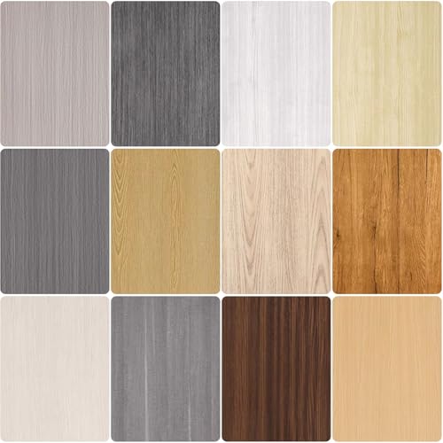Holzmaserung-Vinylfolie, Selbstklebende, wasserdichte Folie in Holzoptik, 60/90/120 x 300 cm, mehrfarbig(Holzfolie 005,120x300cm) von BTYQKZVPM
