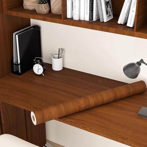 Holzmaserung-Vinylfolie, Selbstklebende Folie mit Holzmaserung, mehrfarbig, mehrere Größen(Option 3,120x1000cm(WxL)) von BTYQKZVPM