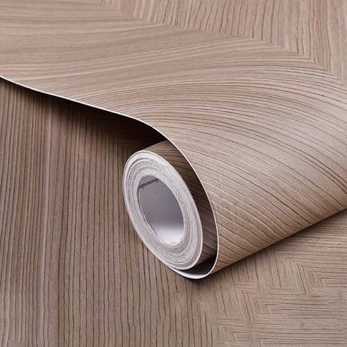 Holzmaserung-Vinylfolie, Selbstklebende Kunststoffrolle mit Holzeffekt, PVC-Möbelaufkleber, Tischabdeckung, Tapete, mehrere Größen, mehrfarbig(Wählen Sie 6,60x200cm(WxL)) von BTYQKZVPM