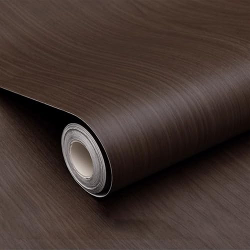Holzmaserung-Vinylfolie, Selbstklebende Kunststoffrolle mit Holzeffekt, PVC-Möbelaufkleber, Tischabdeckung, Tapete, mehrere Größen, mehrfarbig(Wählen Sie 7,40x300cm(WxL)) von BTYQKZVPM