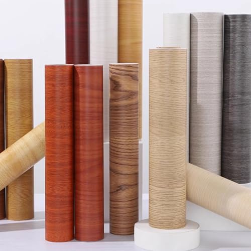 Holzmaserung-Vinylfolie, Selbstklebende Möbelfolie in Holzoptik, mehrfarbig, mehrere Größen(Tischschutz 007,30x500cm) von BTYQKZVPM