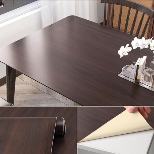 Holzmaserung-Vinylfolie, Selbstklebende PVC-Folie in Holzoptik, wasserdicht, 0,23 mm dick, mehrfarbig, mehrere Größen(Option 9,120x300cm(WxL)) von BTYQKZVPM