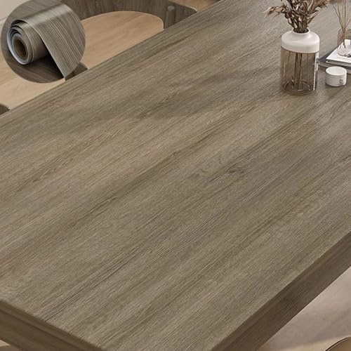 Holzmaserung-Vinylfolie, Selbstklebende PVC-Folie mit Holzmaserung for Möbel und Wände, 60–120 cm x 300–500(Optionen 6,90x500cm(WxL)) von BTYQKZVPM