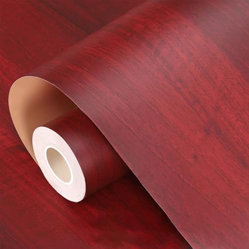 Holzmaserung-Vinylfolie, Selbstklebende PVC-Vinylfolie in Holzoptik for Möbel und Wände, mehrere Größen(Wählen Sie 5,60x300cm(WxL)) von BTYQKZVPM