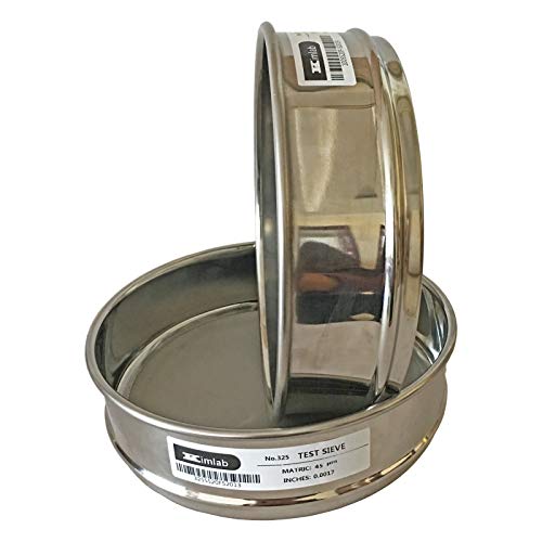 Labor-Standard-Testsieb, SS304 Prüfsieb Nr. 35 / 500μm Öffnung, Durchmesser 30cm(30cm) von BTYQKZVPM