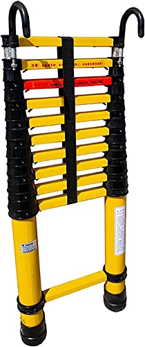 Leitern für zu Hause, Teleskop-Glasfaser-Verschiebungsleiter mit Haken, ausziehbar, mehrere Größen(3.5m/11.5ft) von BTYQKZVPM
