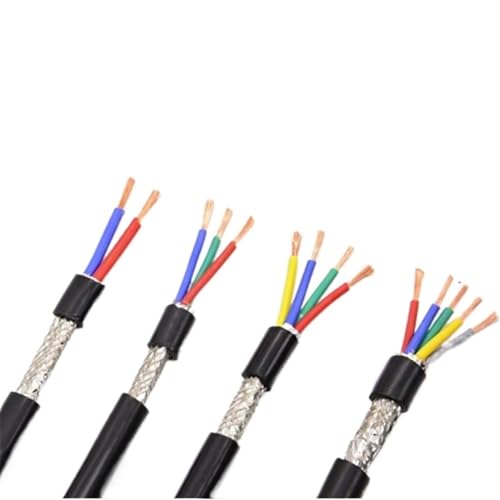 PVC-verzinnter Kupferdraht, 5M 2-5-adriger geschirmter Kabelverlängerungsstecker(0.75mm2 4 Core) von BTYQKZVPM