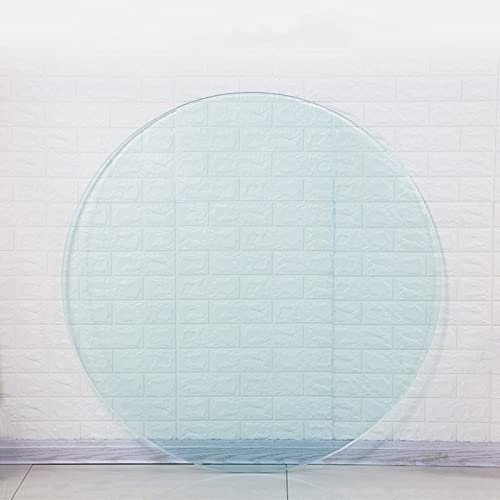 Runder Esstisch aus Glas, Robust und langlebig, modische Atmosphäre, runde Tischplatte(90CM(36IN)) von BTYQKZVPM