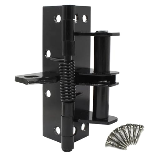 Scharniere, Positionierungs-Türschließer, 90 Grad-Positionierung Automatisches Schließen Federscharnier Multicolor for Holztürschrank(Black) von BTYQKZVPM