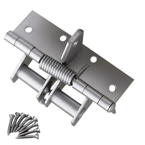 Scharniere, Positionierungs-Türschließer, Gefederte Türscharniere, 4 Zoll, 90-Grad-Positionierung, mehrfarbig(Silver) von BTYQKZVPM