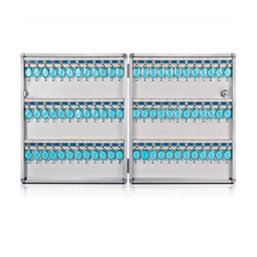 Schlüsselschrank, Schlüsselschrank Wandhalterung Safe Schlüsselaufbewahrung Silber 40,5x6,3x47,5cm von BTYQKZVPM