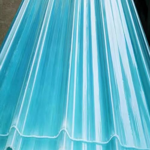Tageslichtplatten, Dachplatten, Fiberglas-Tageslicht-Dachplatten, 2 mm, 0,9 x (0,8–1,7) m, widerstandsfähig, Packung mit 3–15 Stück(10 pcs,0.9x1.7m/35x67in) von BTYQKZVPM