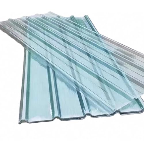 Tageslichtplatten, Dachplatten, Fiberglas-Tageslicht-Dachplatten, 3–15 Stück, mehrere Größen, transparent(13 pcs,0.9x1.6m/35x63in) von BTYQKZVPM