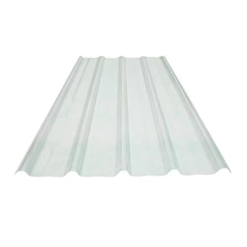 Tageslichtplatten, Dachplatten, Packung mit 3–16 transparenten Welldachplatten, Fiberglasplatten, Schutz, 0,8–1,7 m Breite(11 pcs,0.9x1.5m/35x59in) von BTYQKZVPM